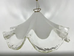 New Pamono Large Vintage Murano Glass Ceiling Lamp by La Murrina, 1970s