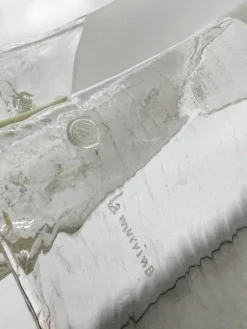 New Pamono Large Vintage Murano Glass Ceiling Lamp by La Murrina, 1970s