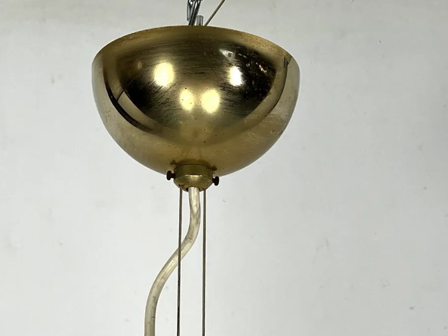 New Pamono Large Vintage Murano Glass Ceiling Lamp by La Murrina, 1970s