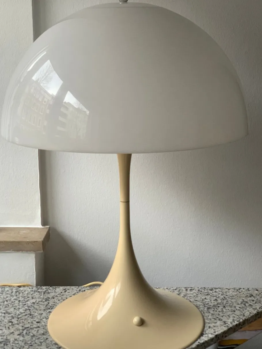 Pamono Large Vintage Panthella Table Lamp by Verner Panton for Louis Poulsen, 1970s