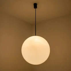 Discount Pamono Large Vintage Plastic Globe Pendant Light from Philips, 1970s