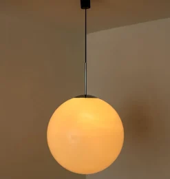 Discount Pamono Large Vintage Plastic Globe Pendant Light from Philips, 1970s
