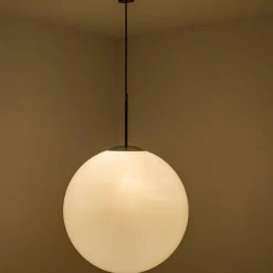 Discount Pamono Large Vintage Plastic Globe Pendant Light from Philips, 1970s