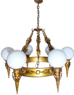 Hot Pamono Large Vintage Regency Lamp, 1950s