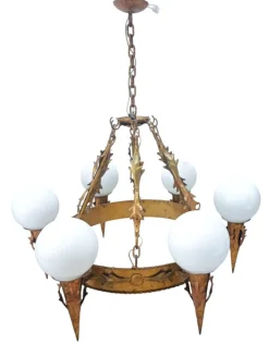 Hot Pamono Large Vintage Regency Lamp, 1950s