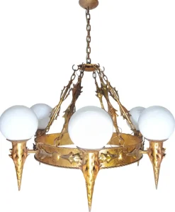 Hot Pamono Large Vintage Regency Lamp, 1950s