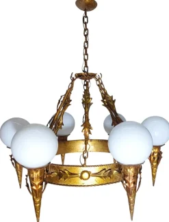 Hot Pamono Large Vintage Regency Lamp, 1950s