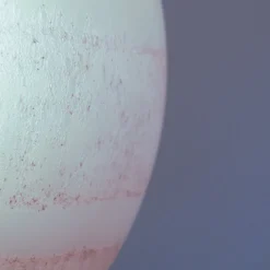 Hot Pamono Large Violet Satin and Corroso Swirl Murano Glass Table Lamp from VeArt, 1980s