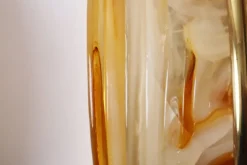 Best Pamono Large Wall Lamp in Crystal & Brass from Cosack, 1970s