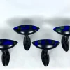 Hot Pamono Large Wall Lamps in Murano Glass and Metal by Ottavio Missoni, Italy, 1980s, Set of 4