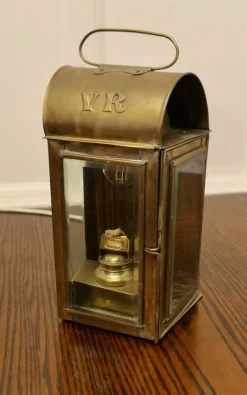 Online Pamono Large Wall Lanterns in Brass, Set of 2