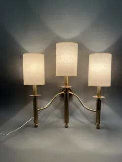 Sale Pamono Large Wall Lights from Maison Roche, 1970s, Set of 3