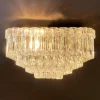 Hot Pamono Large Wall or Ceiling Lamp Crystal Cluster Square Cascade, Attr. Helena Tynell for Limburger Leuchten, Germany, 1960s by Helena Tynell