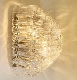 Hot Pamono Large Wall or Ceiling Lamp Crystal Cluster Square Cascade, Attr. Helena Tynell for Limburger Leuchten, Germany, 1960s by Helena Tynell