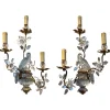 New Pamono Large Wall Sconces with Parrot from Maison Baguès, 1960s, Set of 2