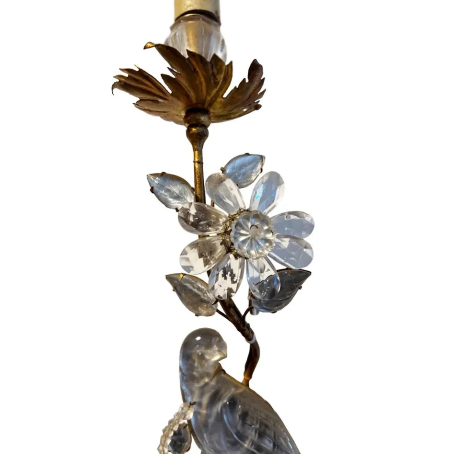 New Pamono Large Wall Sconces with Parrot from Maison Baguès, 1960s, Set of 2