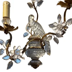 New Pamono Large Wall Sconces with Parrot from Maison Baguès, 1960s, Set of 2