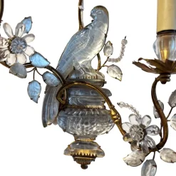 New Pamono Large Wall Sconces with Parrot from Maison Baguès, 1960s, Set of 2