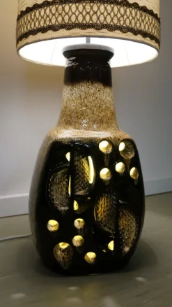 Pamono Large West German Fat Lava Floor Lamp, 1970s