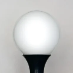 New Pamono Large White Opaline Glass Mushroom Table Lamp from Stilnovo, 1960s