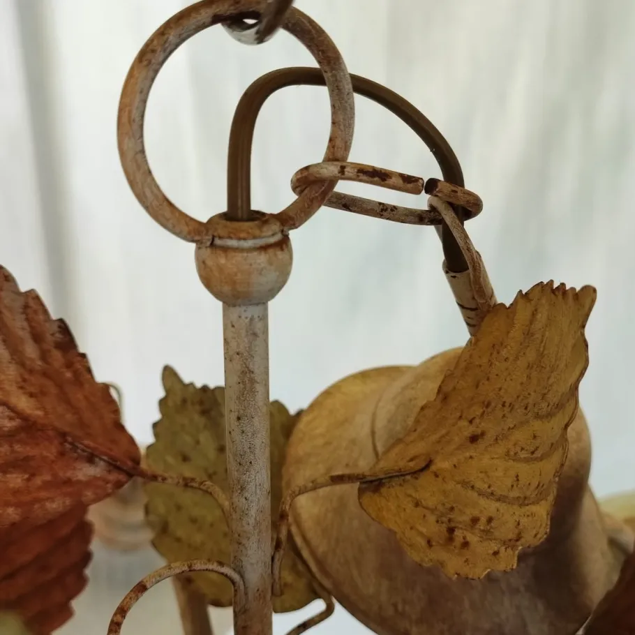 Discount Pamono Leaf Effect Metal Chandelier