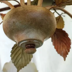 Discount Pamono Leaf Effect Metal Chandelier