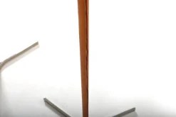 Discount Pamono Leather and Steel Monolith Floor Lamps by Jo Hammerborg for Fog & Mørup, 1960s, Set of 2