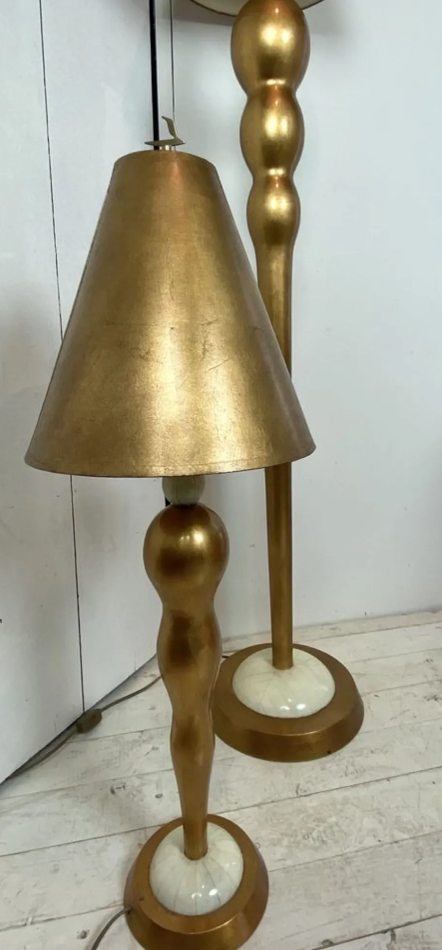 Sale Pamono Leeazanne Table Lamp and Floor Lamp from Lam Lee, Set of 2