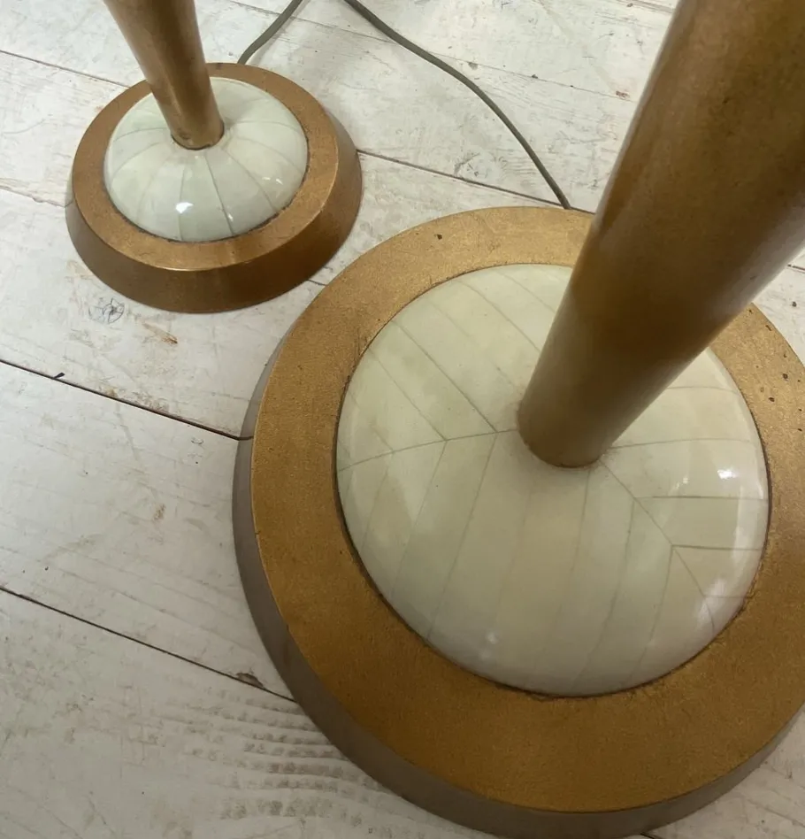 Sale Pamono Leeazanne Table Lamp and Floor Lamp from Lam Lee, Set of 2