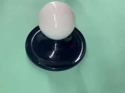 Clearance Pamono Light Ball Blue Metal Wall Light by Achille Castiglioni for Flos, 1960