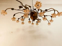 Hot Pamono 18-Light Ceiling Light in Murano Glass