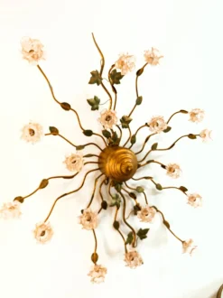 Hot Pamono 18-Light Ceiling Light in Murano Glass