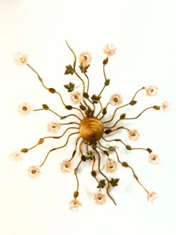 Hot Pamono 18-Light Ceiling Light in Murano Glass