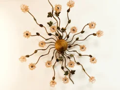 Hot Pamono 18-Light Ceiling Light in Murano Glass