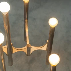 Hot Pamono 15-Light Chandelier attributed to Gaetano Sciolari, 1970s