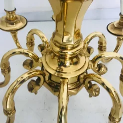 New Pamono 8-Light Chandelier from Lampart, 1970s