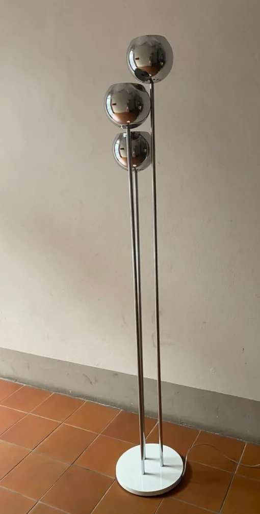 Best Pamono 3-Light Floor Lamp attributed to Goffredo Reggiani, Italy, 1960s