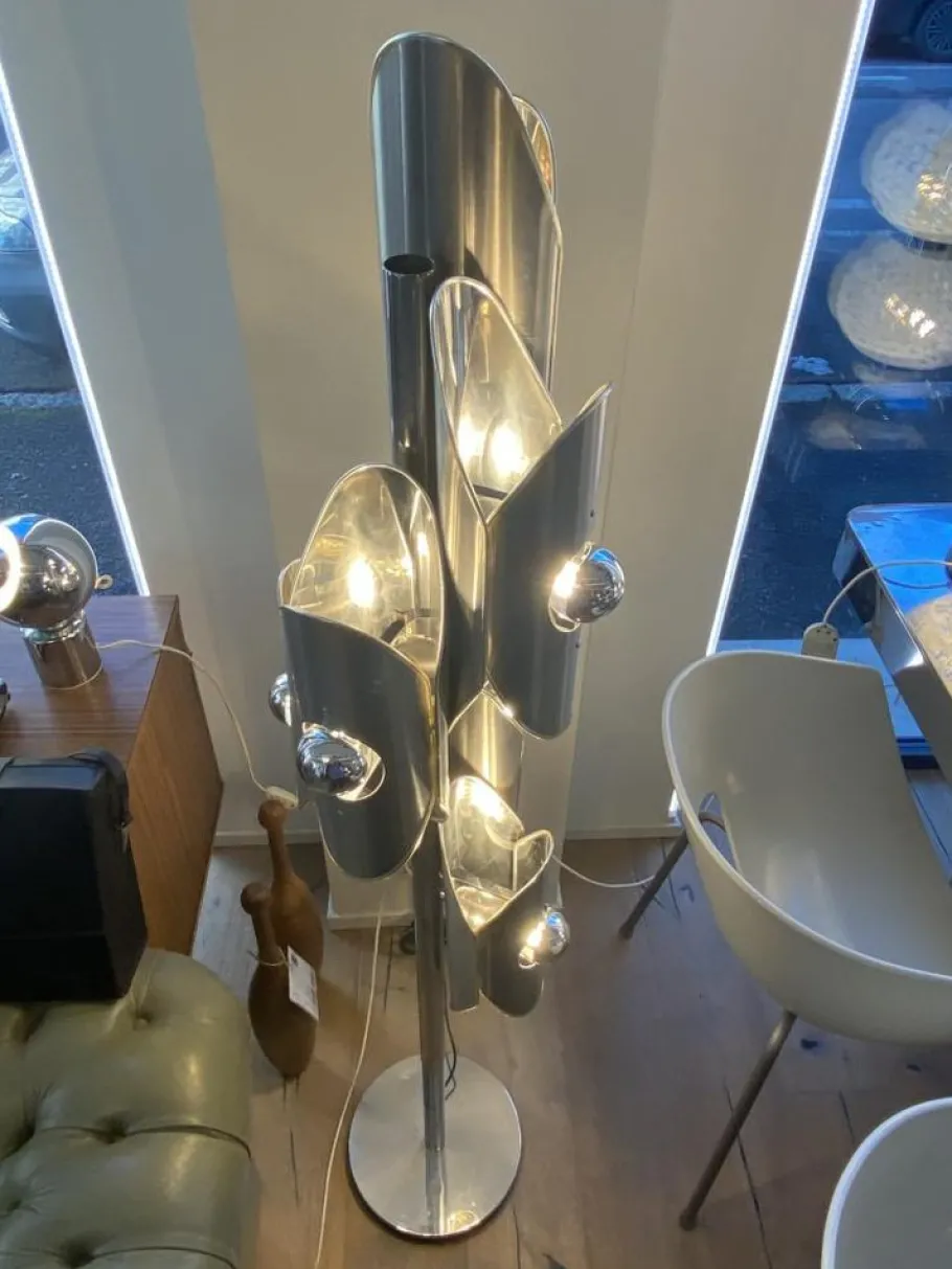 Best Pamono 6-Light Floor Lamp from Oma, 1960s