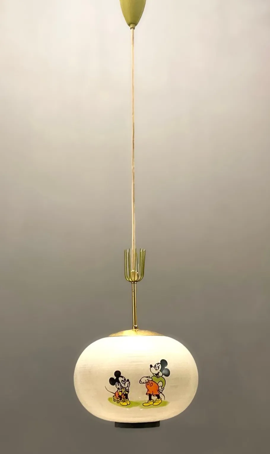 Clearance Pamono Light Pendant with Walt Disney Mickey Mouse from Doria Leuchten, 1950s