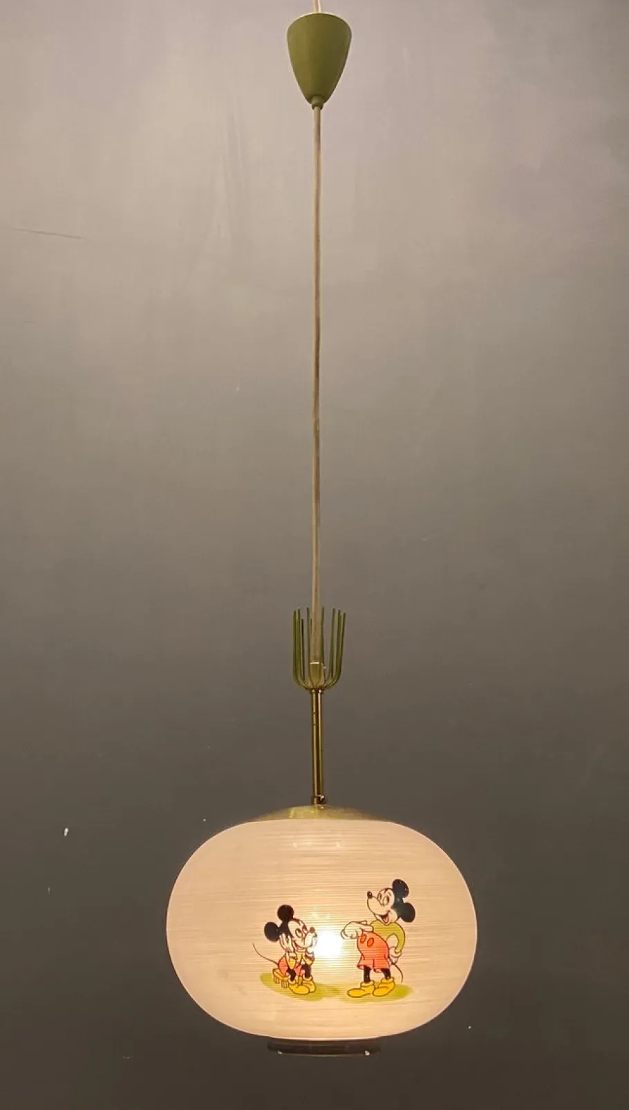 Clearance Pamono Light Pendant with Walt Disney Mickey Mouse from Doria Leuchten, 1950s