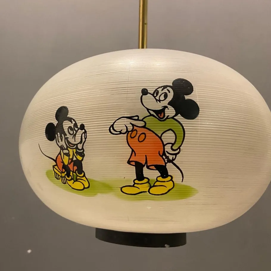Clearance Pamono Light Pendant with Walt Disney Mickey Mouse from Doria Leuchten, 1950s