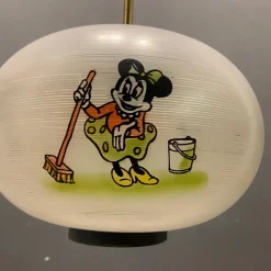 Clearance Pamono Light Pendant with Walt Disney Mickey Mouse from Doria Leuchten, 1950s