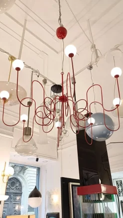 Hot Pamono Lightweight Chandelier by Tom Dixon for Foscarini, Italy, 1995