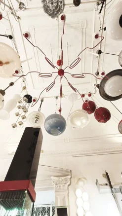 Hot Pamono Lightweight Chandelier by Tom Dixon for Foscarini, Italy, 1995