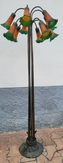 Outlet Pamono Lily Pads Floor Lamp, 1930s