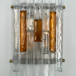 New Pamono Linea Wall Lamp by Albano Poli for Poliarte, 1970s