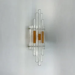 New Pamono Linea Wall Lamp by Albano Poli for Poliarte, 1970s