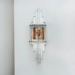 New Pamono Linea Wall Lamp by Albano Poli for Poliarte, 1970s