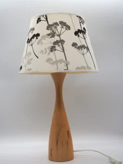 Discount Pamono Läns Table Lamp in Wood from Ikea, Sweden, 1990s