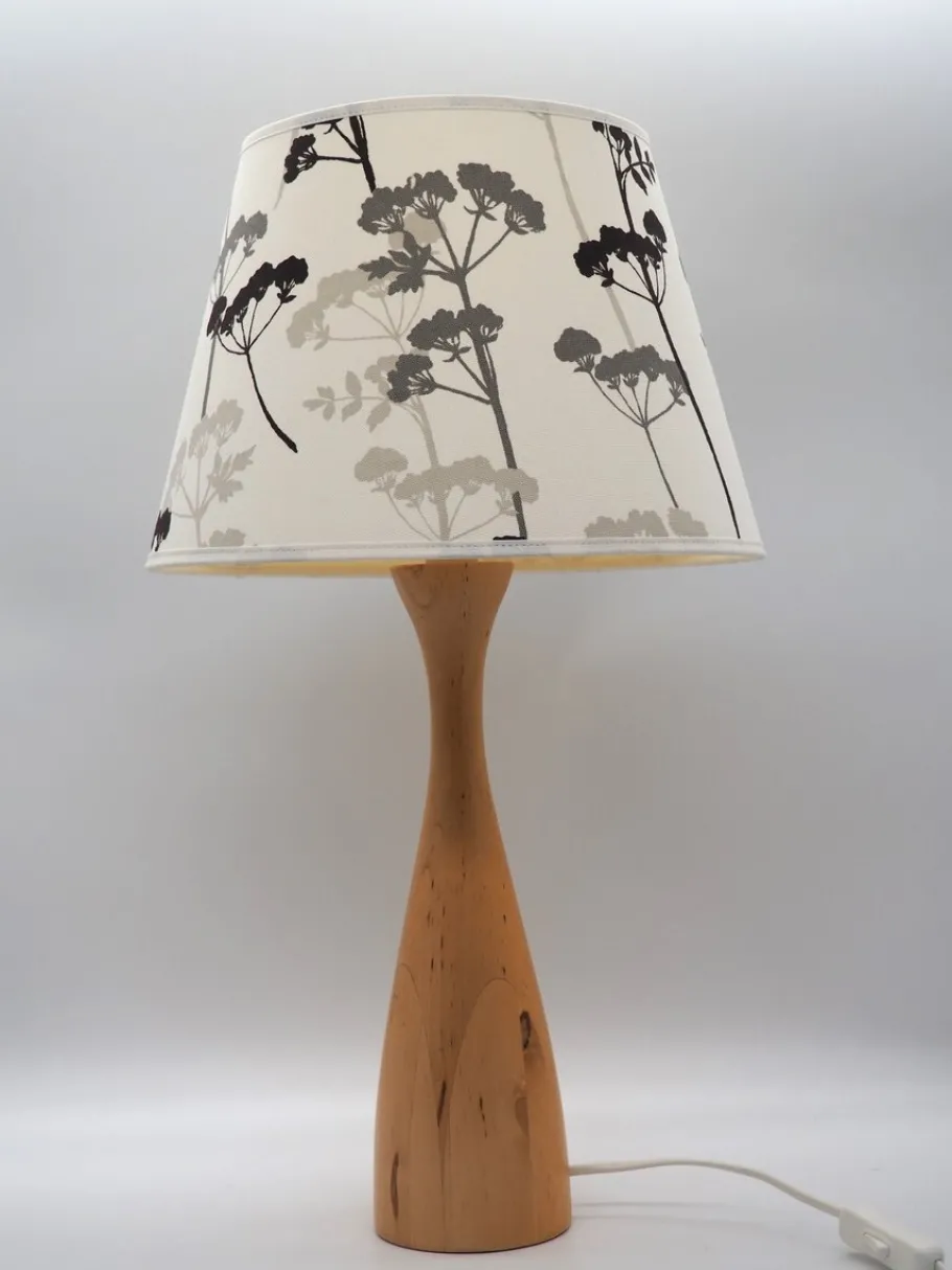 Discount Pamono Läns Table Lamp in Wood from Ikea, Sweden, 1990s
